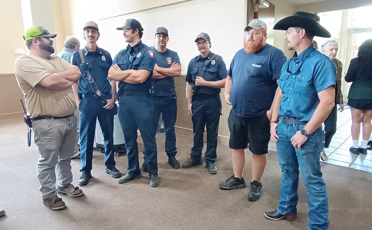 Megan Horn/The Clayton Tribune. Rabun County’s first responders were honored last week at the fourth annual First Responders’ Appreciation Dinner. Many community members thanked them for their service at the Rabun County Civic Center in downtown Clayton.