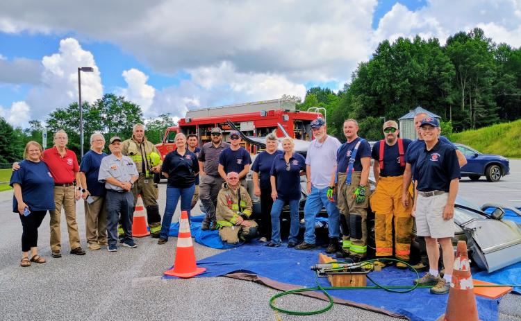 Megan Horn/The Clayton Tribune. Sky Valley-Scaly Mountain Volunteer Fire Rescue serves citizens in North Carolina and Georgia.