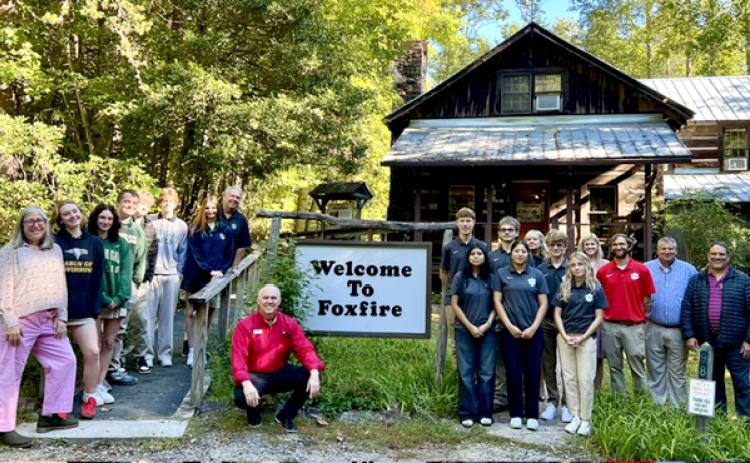 Submitted photo. Forward Rabun kicked off its 2026-2027 Youth Leadership Program with a visit to the Foxfire Museum.