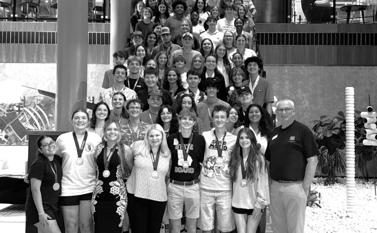 Photo courtesy of Rabun County 4-H. Pictured is the Northeast District Georgia 4-H Delegation at State Congress this past July. Rabun County had 2 compete at the state level. National 4-H Week will be held Oct. 4-10.