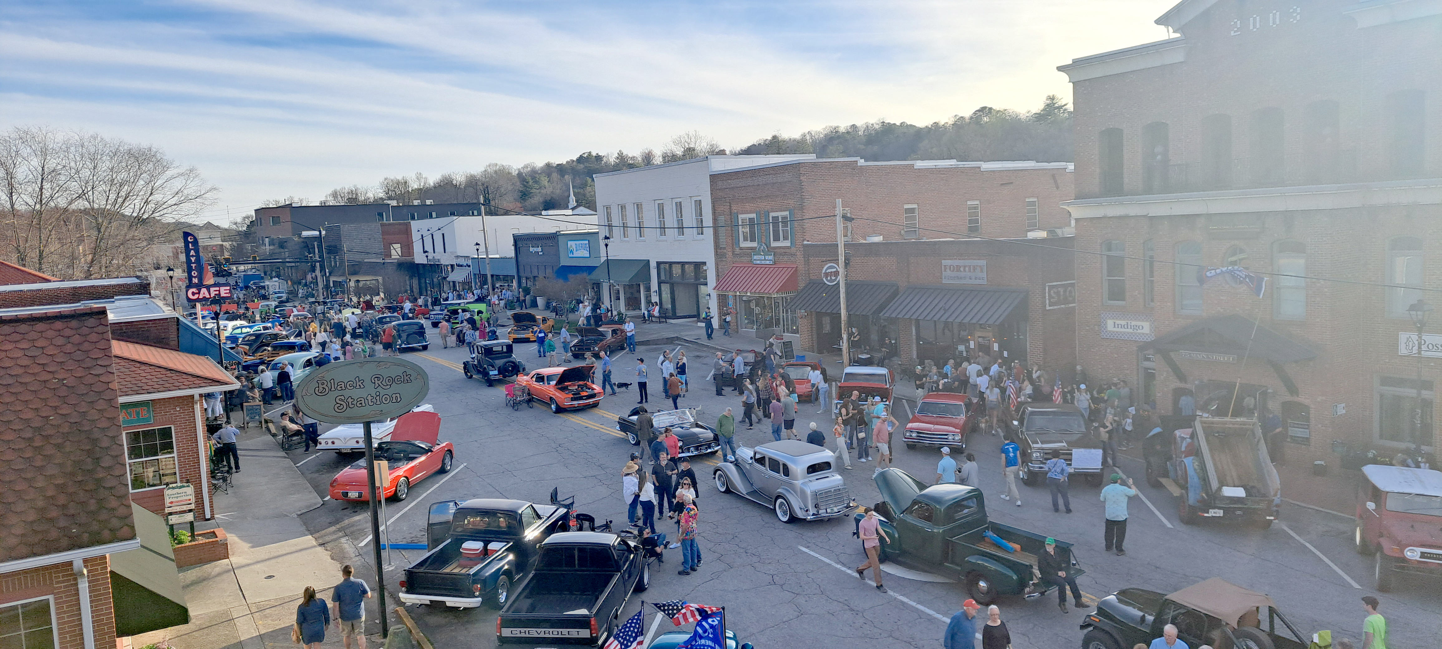 Megan Horn/The Clayton Tribune. Main Street in downtown Clayton was packed with people, classic cars, food trucks and much more during the Clayton Merchants and Business Association (CMBA) Downtown Clayton Block Party on Saturday, March 16. 
