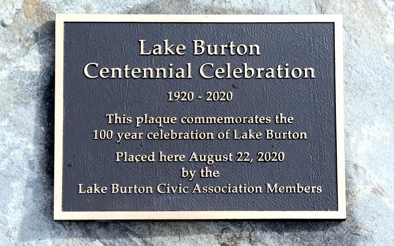 Photo courtesy Leif Erickson. A commemorative plaque was presented at Saturday's event. 