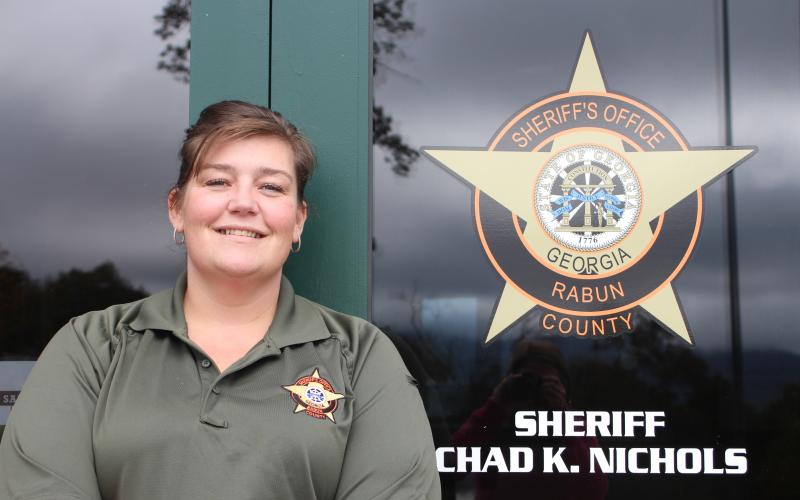 Megan Broome/The Clayton Tribune. Capt. Beth Darnell was promoted from deputy and oversees the operations of the Rabun County Detention Center.
