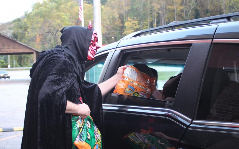 Megan Broome/The Clayton Tribune. The Food Bank of Northeast Georgia held a drive-thru trick or treat event on Oct. 22.
