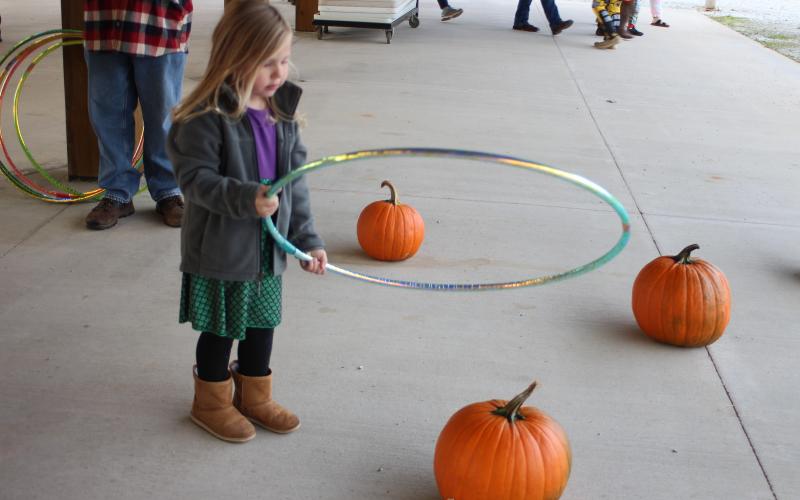 Megan Broome/The Clayton Tribune. Kids and their families had a blast at the Fall jamboree in Clayton on Halloween night.