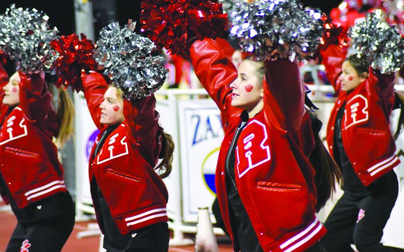 Enoch Autry/The Clayton Tribune. The Rabun County Lady Cat cheerleaders have plenty of reasons to smile on Nov. 18 at home as the Wildcats defeat visiting Social Circle 42-0 to advance to the next round of the state football playoffs. Swainsboro will host the Wildcats on Nov. 25 with a 7 p.m. kickoff.