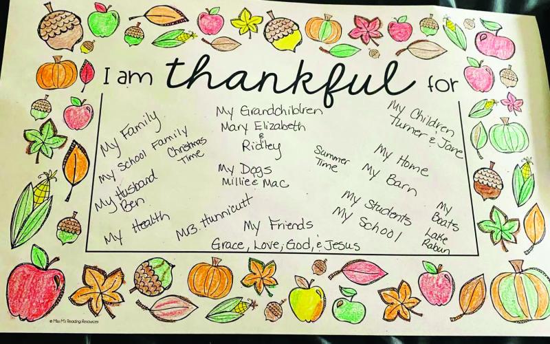 Photography courtesy of Rabun County Primary School. Rabun County Primary School students have plenty to be thankful for this holiday.