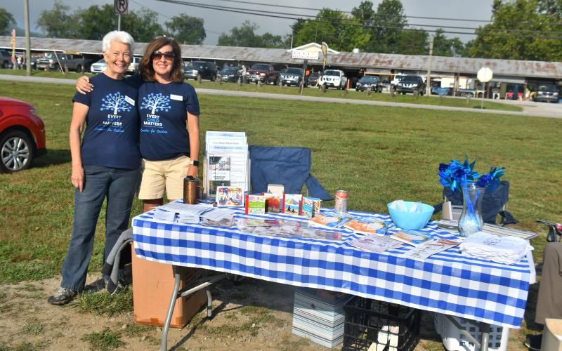 Megan Horn/The Clayton Tribune. Family Resource Center was at the Rabun County Schools health and resource fair Aug. 19 providing educational information.
