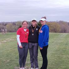 TFS Athletics. Madeline Martin, Mallory Higgins and Raegan Duncan claimed fifth place as a team for the Lady Indians at the Valhalla Cup on March 25.
