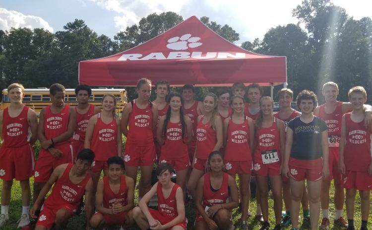 The Rabun County cross country team. (Submitted Photo)