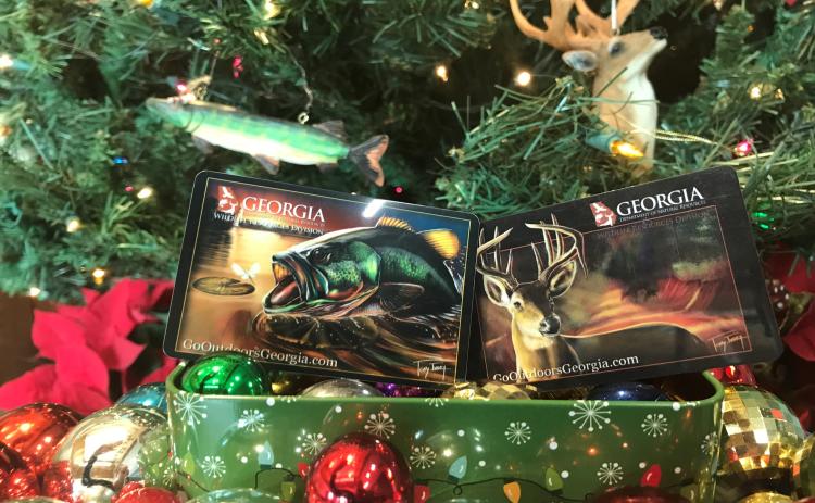 Courtesy of Aubrey Pawlikoski. The Georgia DNR has three different types of hunting or fishing licenses that are perfect for the outdoorsy person on your Christmas list. Buying a license helps the Wildlife Resources Division maintain fishing areas as well as managing the animal herds.