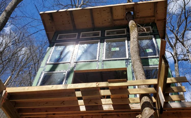 Submitted photo/Tribune file photo. Submitted photo. The first reading to extend the 12-month moratorium has passed on all non-traditional developments and building projects in unincorporated Rabun County. Treehouses are among those developments classified as “non-traditional.”