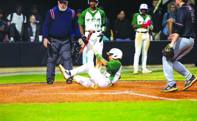 Courtesy of Austin Poffenberger. Frankie Moree has led Tallulah Falls School to a 3-2 record with a .455 batting average, including four hits and a home run on Wednesday, Feb. 22, against East Jackson.