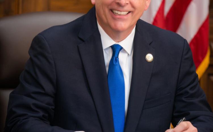 Photo from Capitol Beat News website. Georgia Secretary of State Brad Raffensperger. 