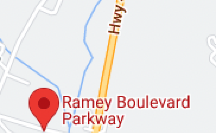 Screenshot of Google Maps for Ramey Blvd. 