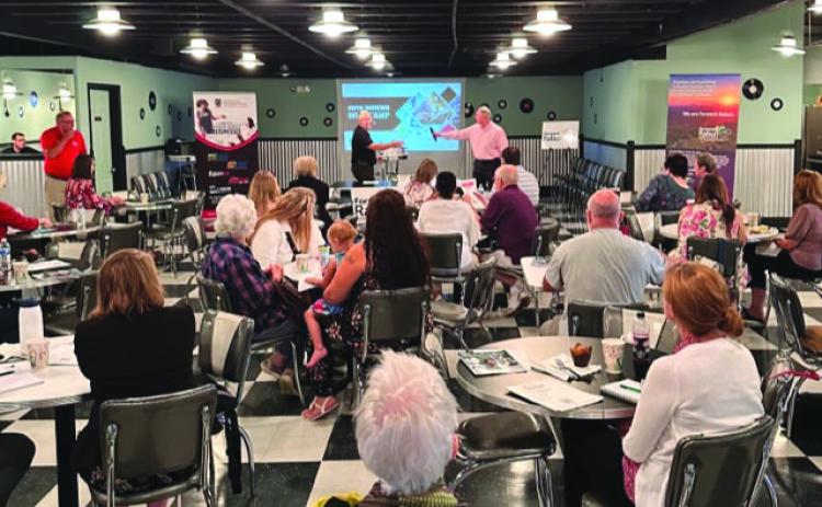 Photo courtesy Forward Rabun/Rabun County Chamber of Commerce. The room was packed for the digital marketing bootcamp on Sept. 13.