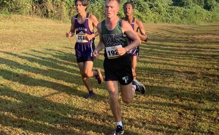 TFS Athletics. Junior Tallulah Falls cross country runner Timothy Beck finishes ninth with a time of 19:25.11 at the Cookies ‘n Quotes Invitational.