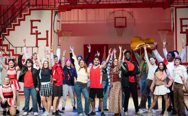 Submitted photo. Rabun Gap-Nacoochee School’s production of “High School Musical” ran Feb. 8-10. Local students from Rabun, Habersham, and Macon County, N.C., starred in the show and were a part of the production crew.